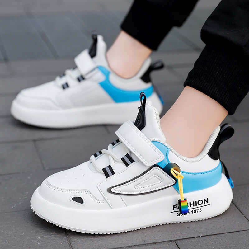Fashionable And Simple Leather Breathable Children's Sneakers